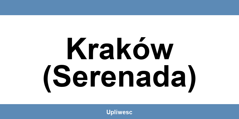 Skontaktuj się z UPC (Play) w Kraków (Serenada) – telefon, awarie i pomoc
